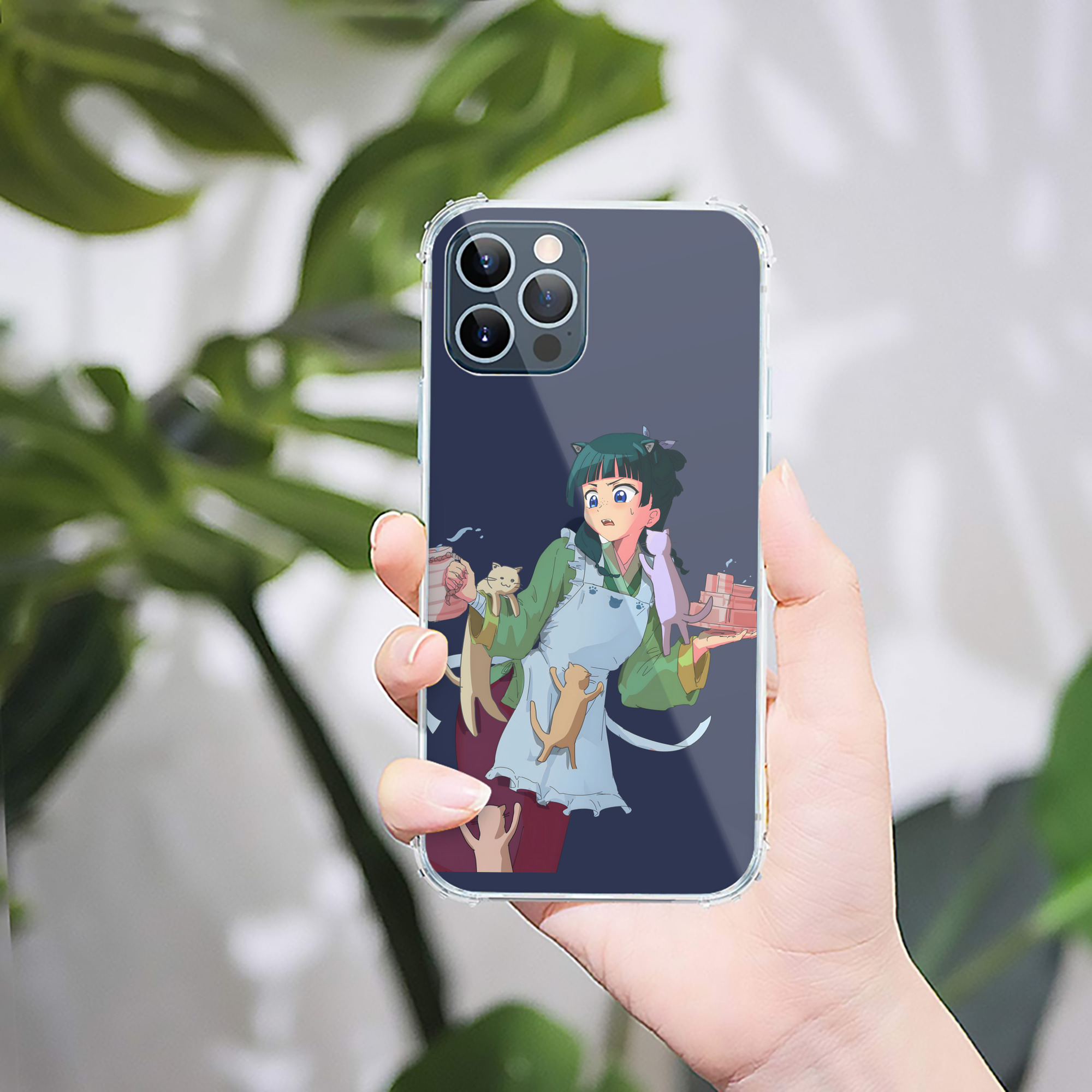 （画像用） 薬屋のひとりごと The Apothecary Diaries 【iPhone 12シリーズ対応】透明スマホケース（クリアソフトケース）
